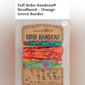 New, full boho bandeau headband